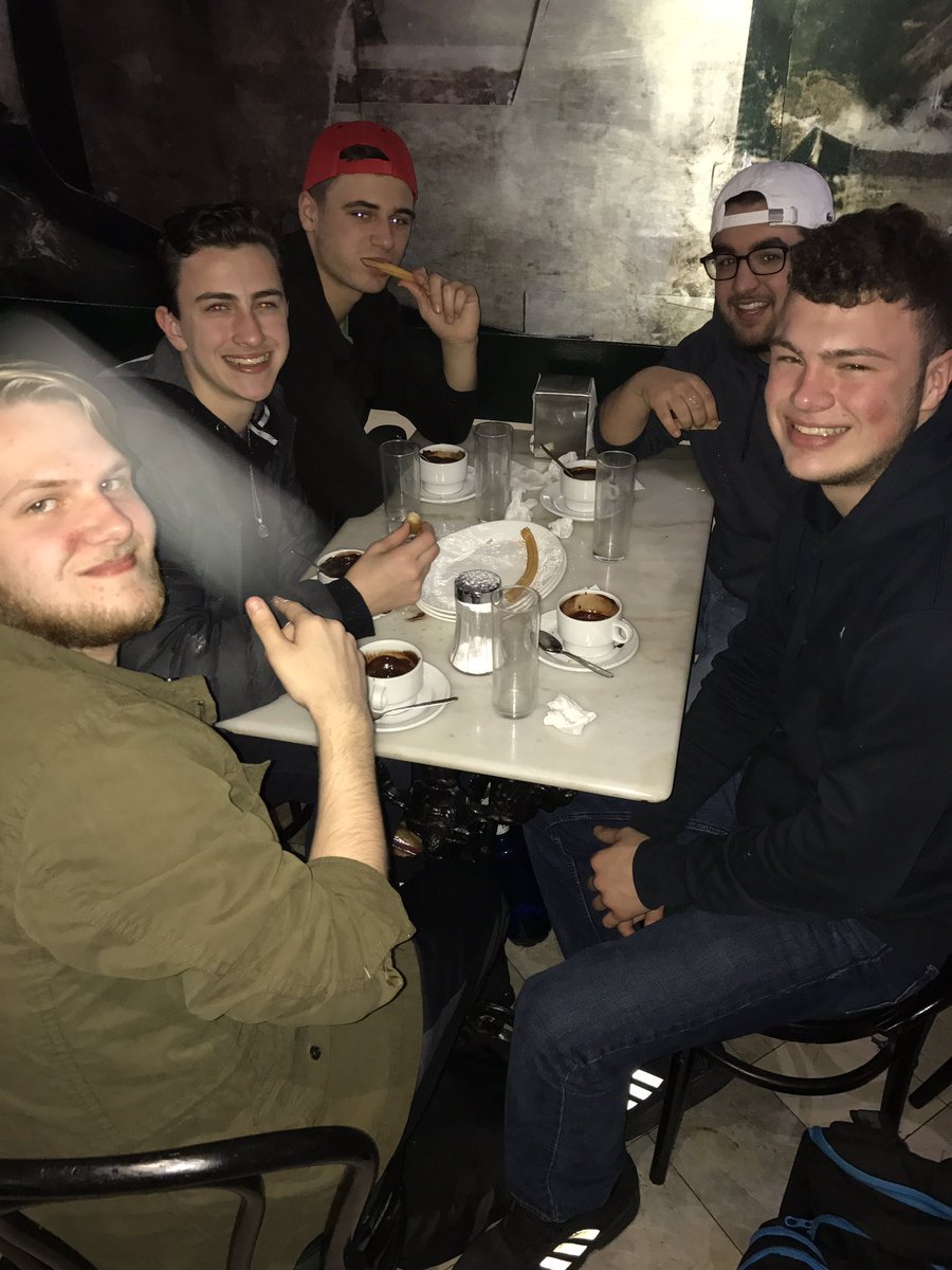 SouthHighTravel's tweet image. Churros Champs!  #threeplates #wearethechampions.  #barf