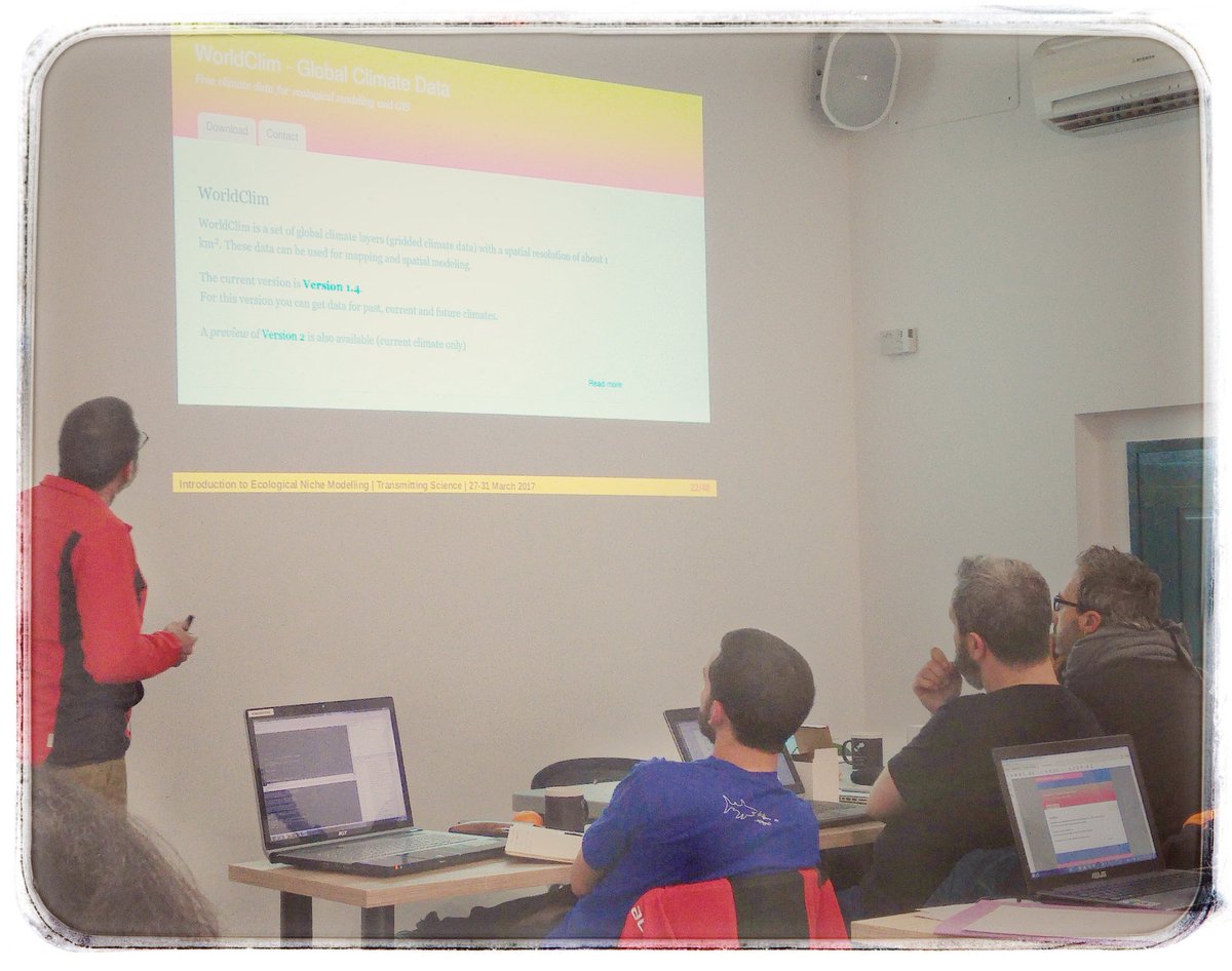 TransmitScience's tweet image. From where to get climate variables? Introducing WorldClim: worldclim.org #TScourses Intro #NicheModelling