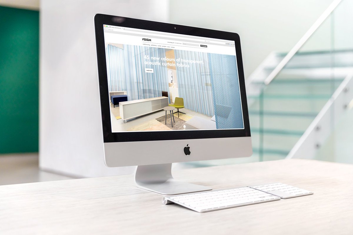 Vescom's tweet photo. YES, today we launched our new website! Responsive design, easy navigation and inspiring projects https://t.co/Tw1RBv72PT  #new #website https://t.co/H5G8H8T9Gi