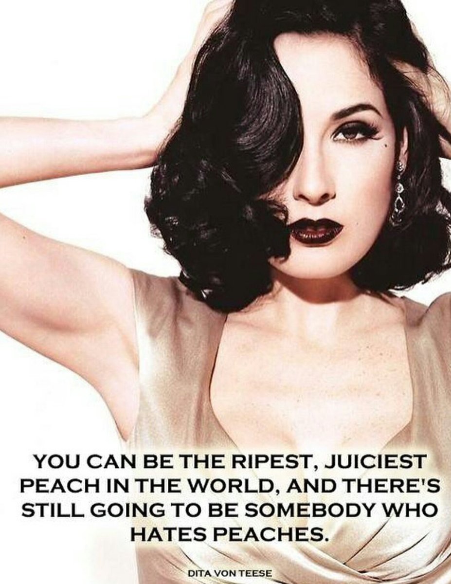 Dita! What a wonderful woman. #ditavonteese #queenofburlesque #peaches