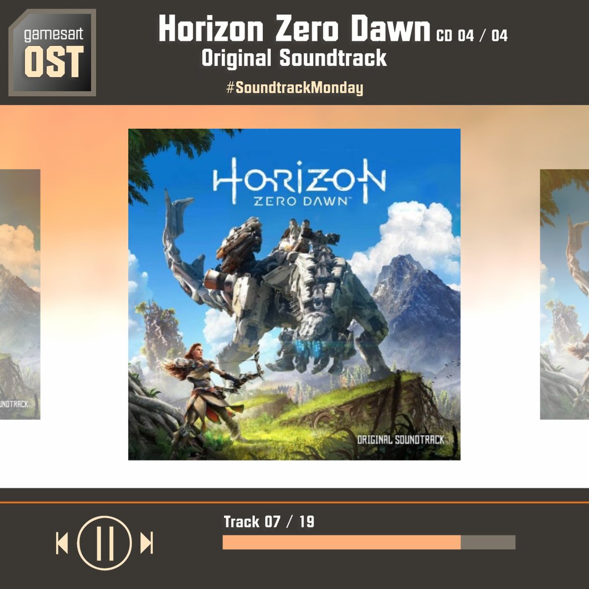 GamesArtDE's tweet photo. #HorizonZeroDawn Original #Soundtrack von auf #Spotify anhören:
https://t.co/Rvyi6Iz8Nz
#OST / #GamesArtOST / #SoundtrackMonday #JorisDeMan https://t.co/CkB9pcj5J2