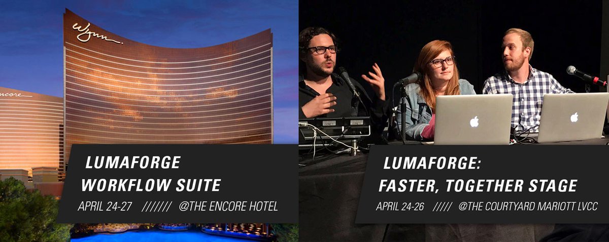 FCPdotCO's tweet photo. Amazing lineup of presentation and presenters #NABShow @LumaForge

https://t.co/lgG0BfrkyT https://t.co/8iNxaVUwOf