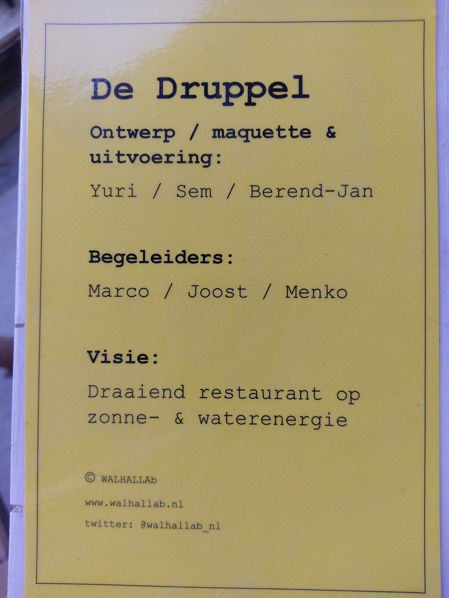 WALHALLAb_NL's tweet photo. #Cleantech designs by our young students. Part of our inspiring #RecyclEducation-program as part of #MakerEd. #WINDeye &amp; #DeDruppel https://t.co/dFvEiEAXcZ