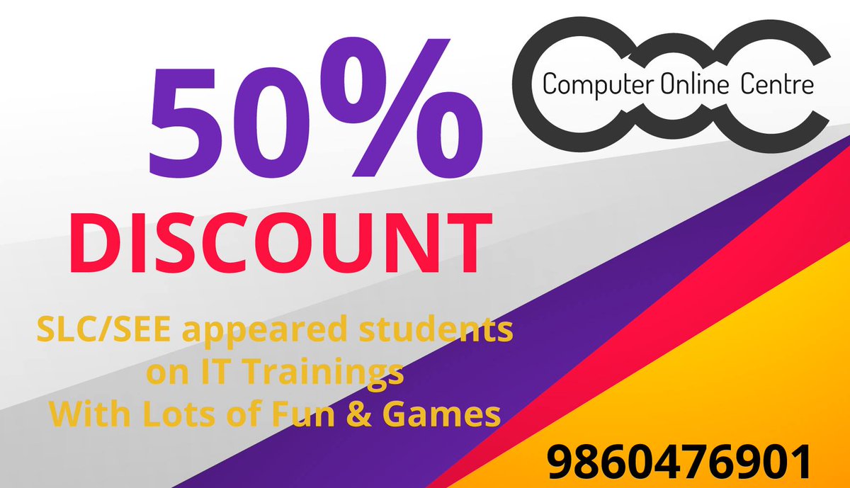 perbeteshor's tweet photo. Pre-Register yourself - get a GIFT. Send SMS to 9860476901 with YOUR NAME &amp; SCHOOL NAME. #ComputerOnlineCentre #COC #SLC #SEE #cocvscoc https://t.co/RrFnt4QUcU