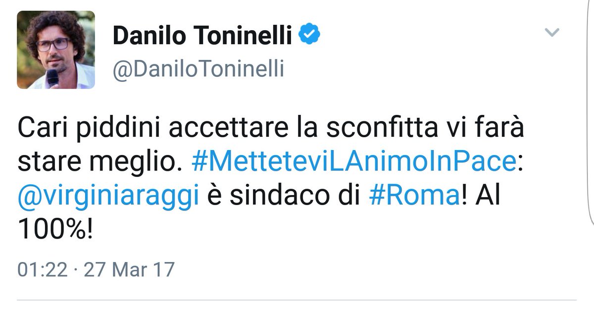 aIex_cat's tweet photo. @DaniloToninelli solo te non hai capito che la denuncia รจ di @Ale_Onorato #ListaMarchini
Oltre l'hashtag dettato da Beppe
ARGOMENTATE https://t.co/boXjWk432y