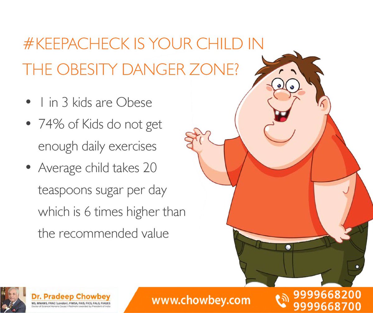 DrChowbey's tweet photo. #KeepACheck Is your Child in the Obesity Danger Zone? https://t.co/BoqVIzBd64