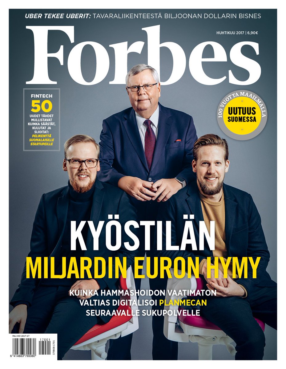 ForbesEesti's tweet photo. Forbes Finland made by us. Launch tomorrow. Platform for Baltic startups to get into Scandinavia.
https://t.co/Y0uhk8OA9b
#forbessuomi https://t.co/IlVNdXL6PZ