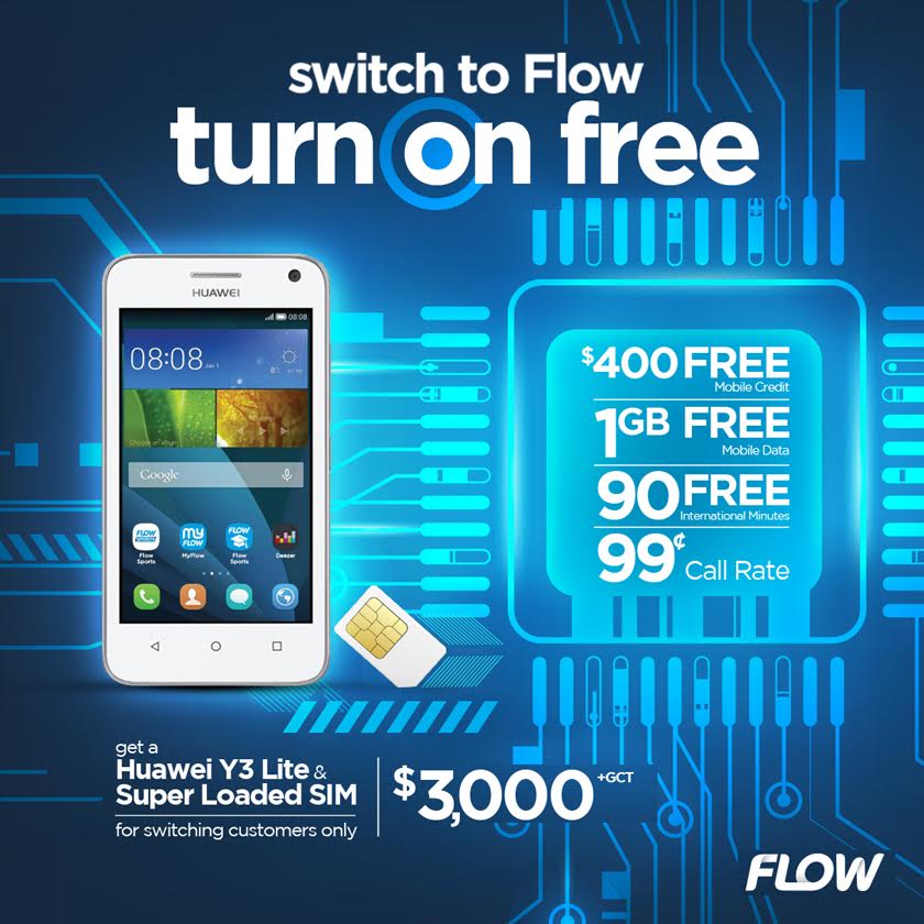 Samengesteld nog een keer kan zijn FLOW Jamaica on Twitter: "#SwitchToFlow & get the Huawei Y3 Lite for only  $3,000+GCT plus a SIM card loaded with value! 😊 Learn more at  https://t.co/peZljtHehk. https://t.co/9d8XFBzY7A" / Twitter