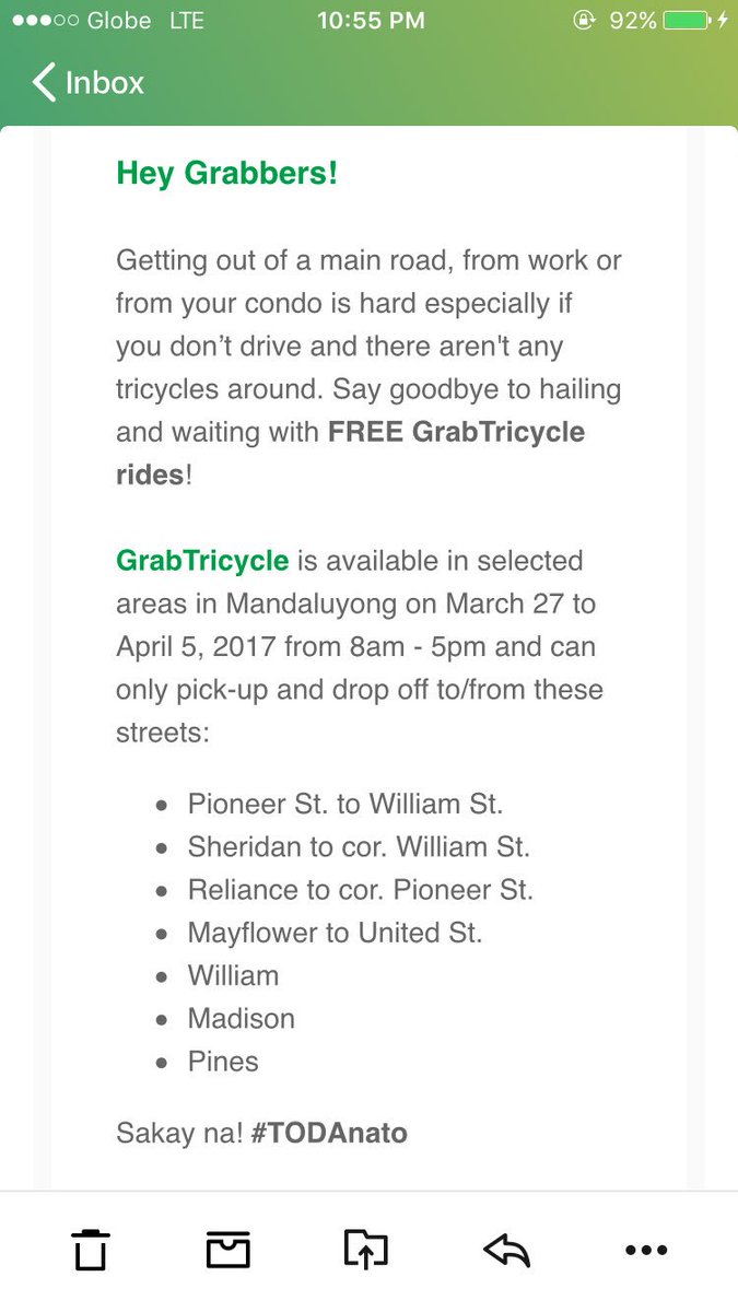 notjerpijan's tweet photo. Sana sa Litex din!!! @grabph #TODAnato #TODAmoto https://t.co/M6meiT73XO