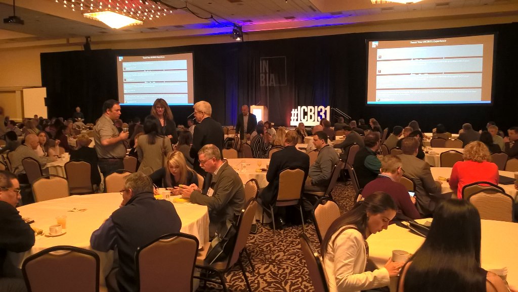 karlokukec's tweet photo. The stage is set for day 1 of #icbi31 https://t.co/37Y0QhTiDj
