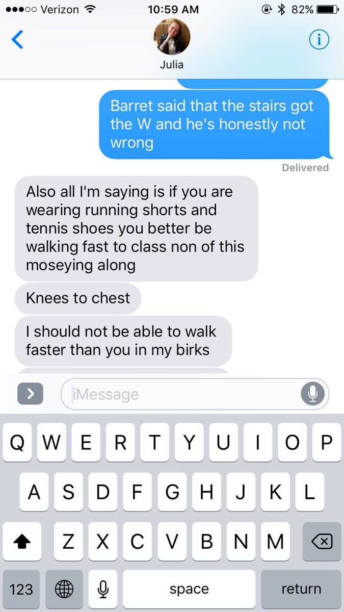 sidneyalex1's tweet photo. warning to all slow walkers wearing athletic clothes: Julia has no patience for you https://t.co/nUvT1SRUCX