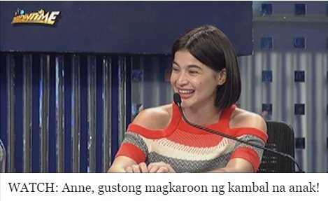 ABSCBN's tweet photo. Anne: "Parang gusto ko tuloy magka-anak ng kambal..." This is her adorable reason! #ShowtimeTwinItToWinIt https://t.co/9VFoODkqok https://t.co/WZ66DI8yPx