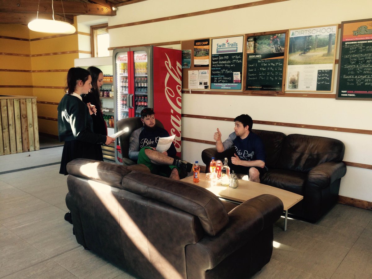 tefscotland's tweet photo. The kids from @PeeblesHigh @PHS_DYW were out in the sunshine today testing a new business idea for @PeelCafe @peebleshydro #Entrepreneurship https://t.co/1JFaBJaNT0