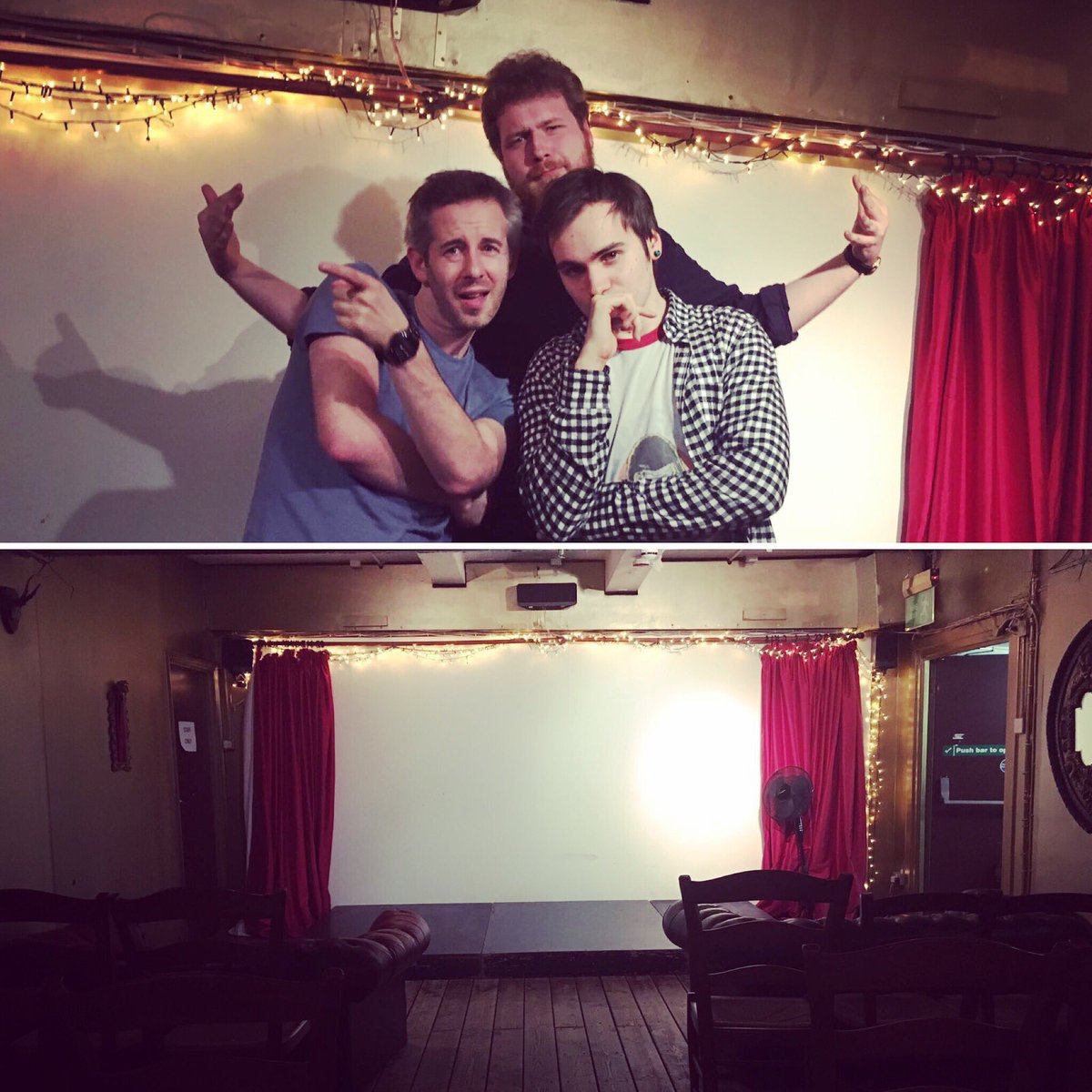 Some of Clusterfox got to perform <a href="/thewaterpoet/">The Water Poet</a> with <a href="/CityImpro/">City Impro</a> ! Wonderful venue and gig! Thanks for having us! #londoncomedy #improv