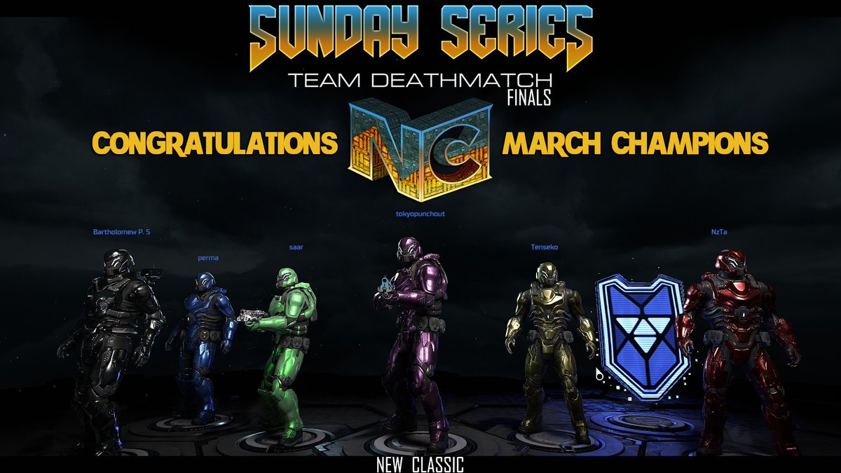 Sunday_Series's tweet photo. Congrats to @DOOM Sunday Series TDM Finals winners! @NewClassicGang: @tokyopunchout, @permavoid, @Tenseko_, @BPSkibbenheims, NzTa, &amp; Saar! https://t.co/Vvd1ktomme