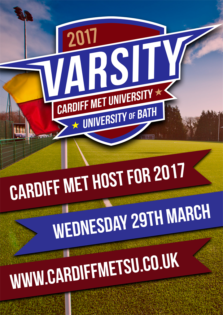 CMetAlumni's tweet photo. Come and support your team at the first ever Varsity held at home! #Varsity #CardiffMetAlumni #CardiffMetvBath https://t.co/j67B2CCIyL