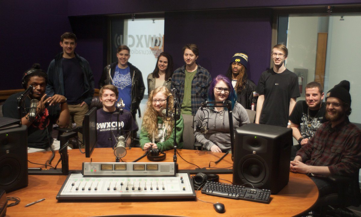 wxcuradio's tweet photo. #WhyCapital Because we get to use this awesome new space to represent our university! https://t.co/JyghcxGboC