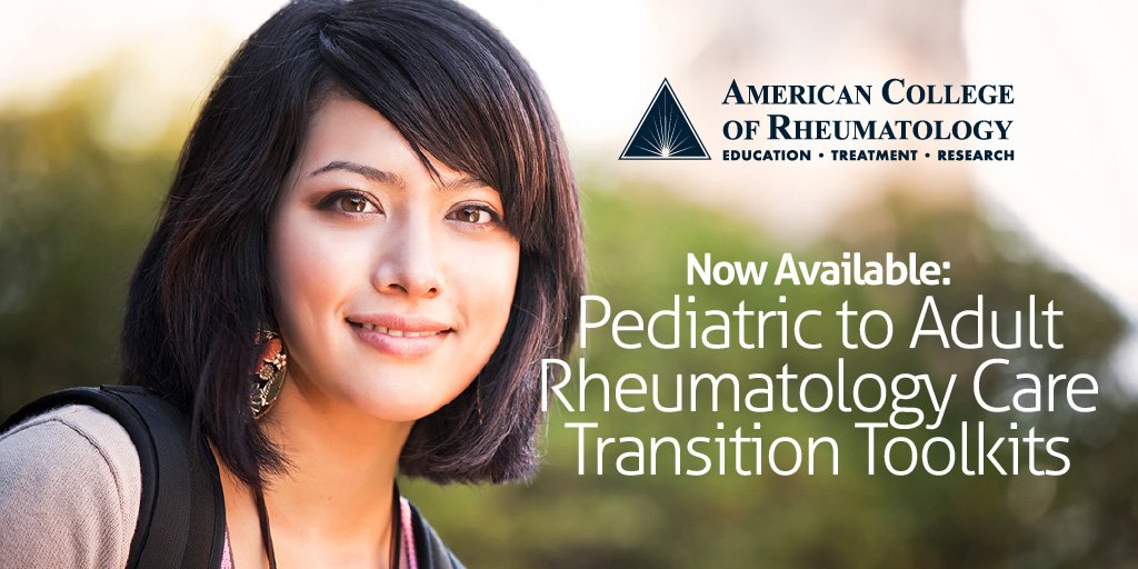ACRheum's tweet photo. See our Pediatric to Adult #Rheumatology Care Transition Toolkits, designed to help rheums and patients → https://t.co/Fc80t8hJGf https://t.co/K8J0rjPQ9U