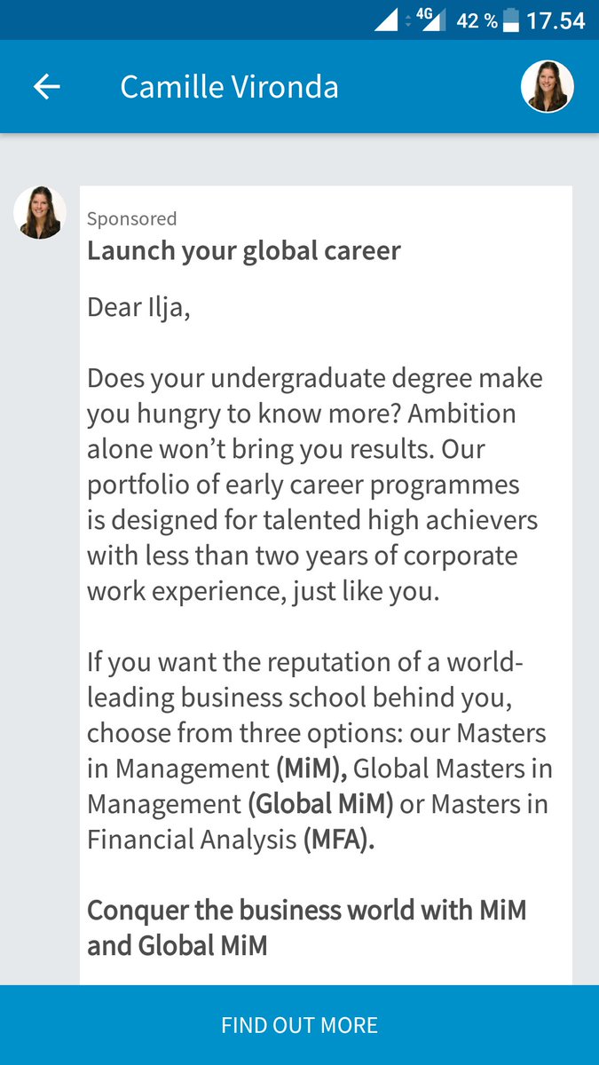 20 minuuttia kandin palauttamisen jälkeen, aina sitä vaan yllättyy... #markkinointi #kohdentaminen