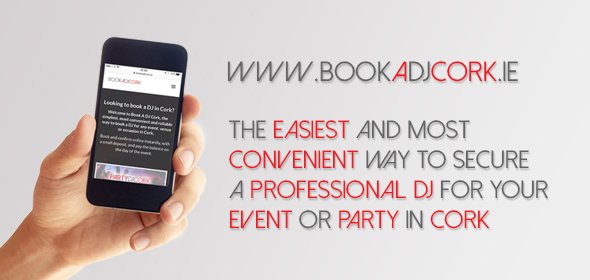 Need a professional DJ for your event or party in Cork? With our user-friendly &amp; secure online booking facility, it couldn't be easier.