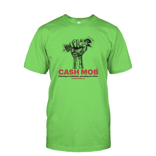 Who's looking for a t-shirt that supports local businesses?