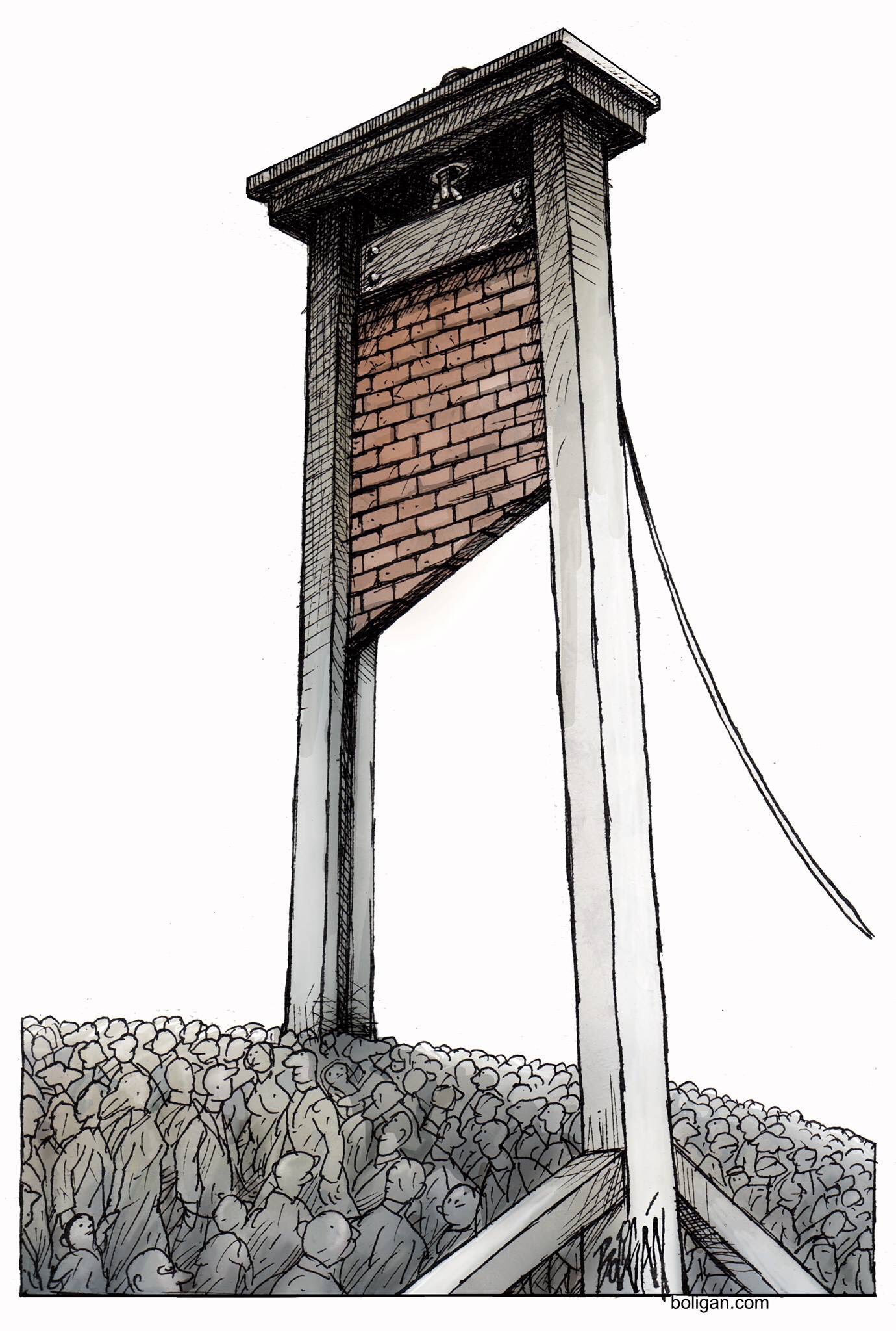 -TRUMP WALL
3er PREMIO del 19th Porto Cartoon World Festival/ Oporto Portugal, Marzo 2017. 