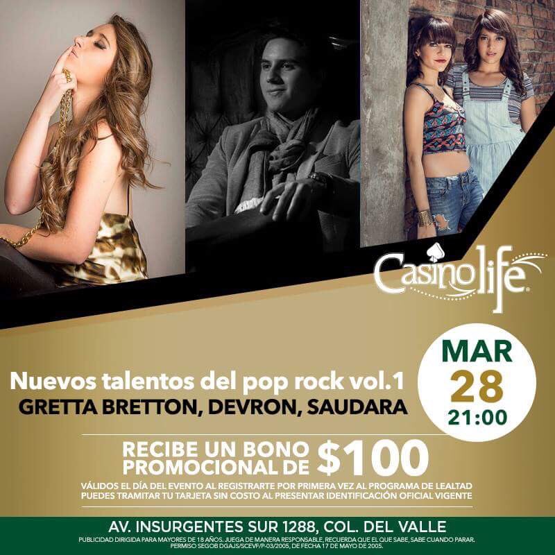 Nos vemos mañana en <a href="/CasinoLife_MX/">Casino Life Oficial</a> para Saudarear junto con Eco21 y Devron! NO FALTEN!
Entrada libre
+18 
RT!