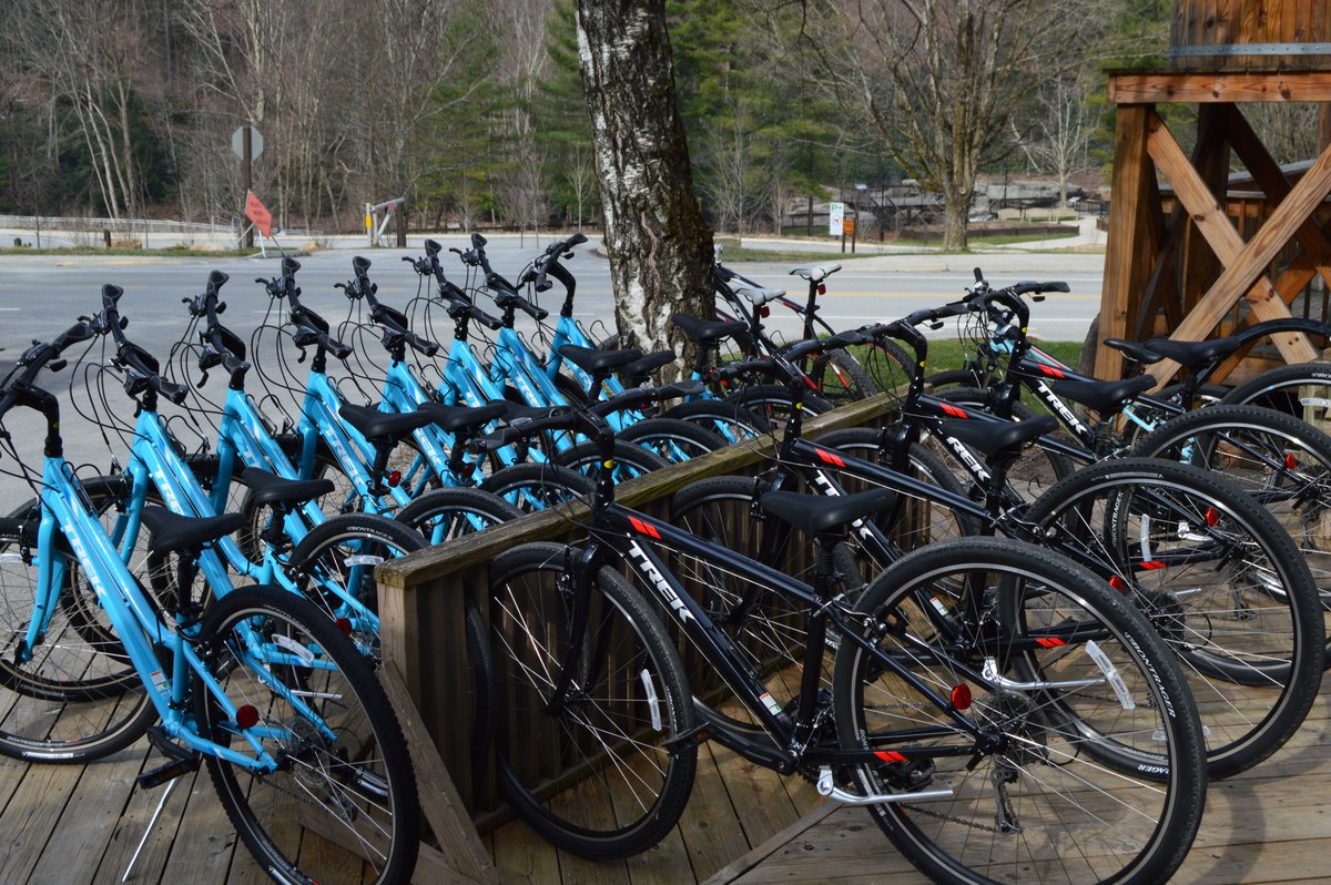OPTradingpost's tweet photo. The 2017 rental fleet is looking good.  Come on down for a ride on the new @TrekBikes Verve 3! https://t.co/I5zF0jf02S