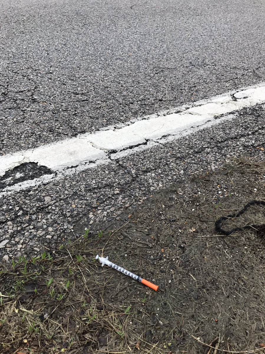 PERTZFOX's tweet image. A hypodermic needle drug user who #litters parks and roadsides is human #biohazard.