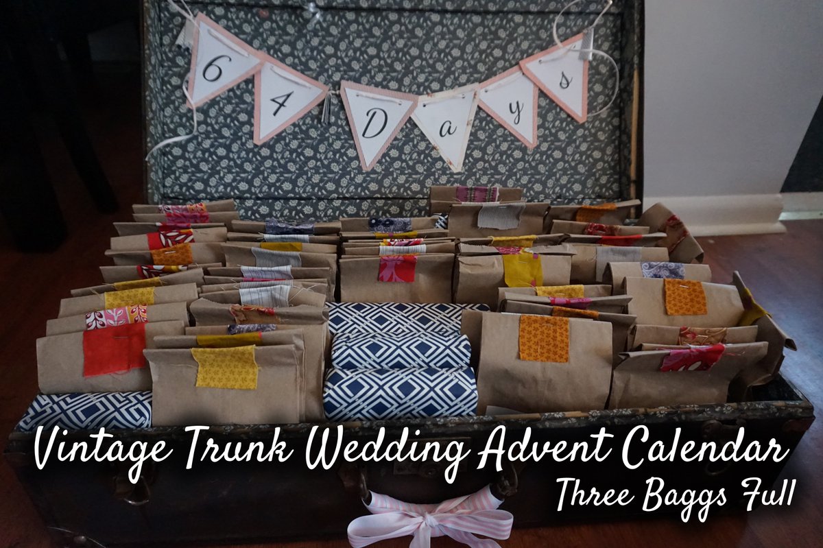 threebaggsfull's tweet photo. DIY Vintage Trunk Wedding Advent Calendar https://t.co/oNoyrRAvB8 #DIY #vintage #bridalshower #blog #crafty #handmade #upcycle https://t.co/sv6HGRvocx