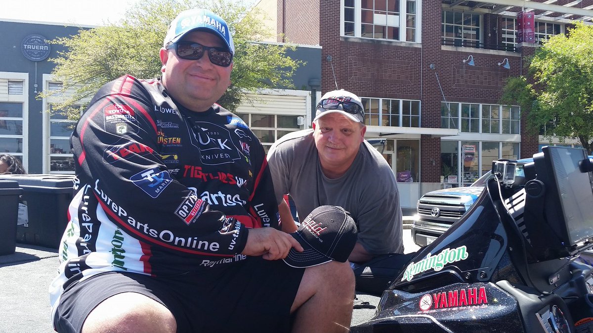 Bill Lowen was looking good at the Bassmaster Classic.