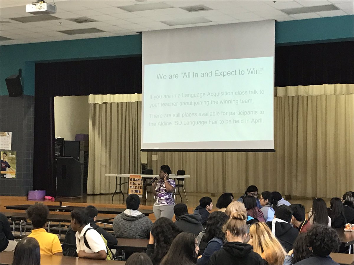 G_Schleeter's tweet photo. @lmamerson providing a last minute pep talk prior to #English1 during all lunches #ALLInExpectToWin https://t.co/ORM4RHCdZC
