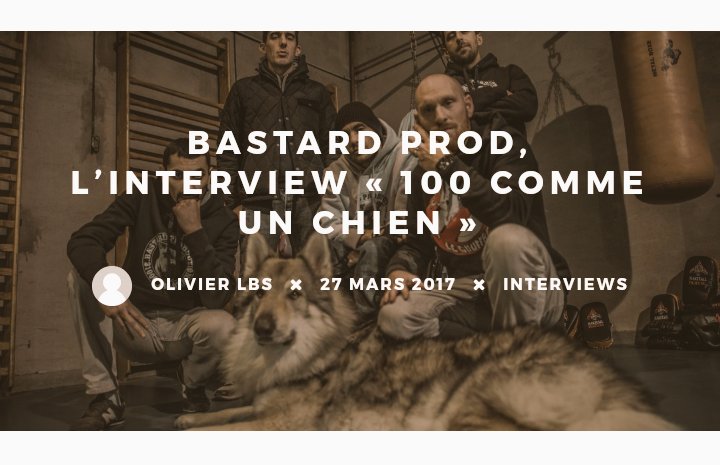 Rencontre avec <a href="/bastardprod/">Bastard Prod</a> à l'occasion de la sortie imminente de #100CommeUnChien
lebonson.org/2017/03/27/bas…