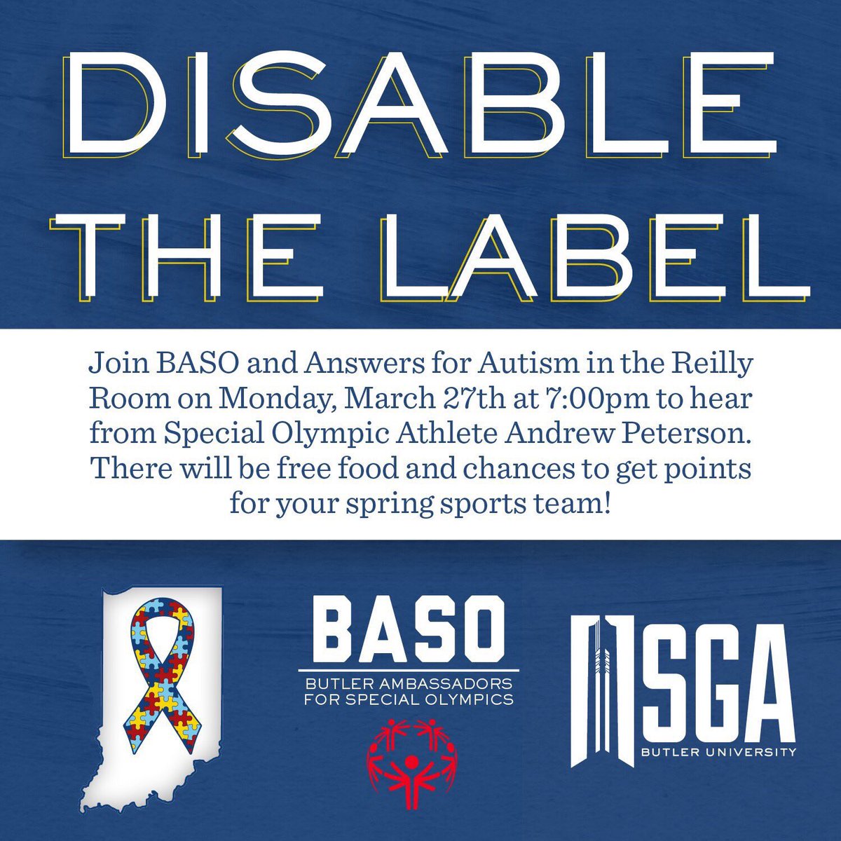 Are you ready to Disable the Label tonight at 7:00 pm in the Reilly Room?