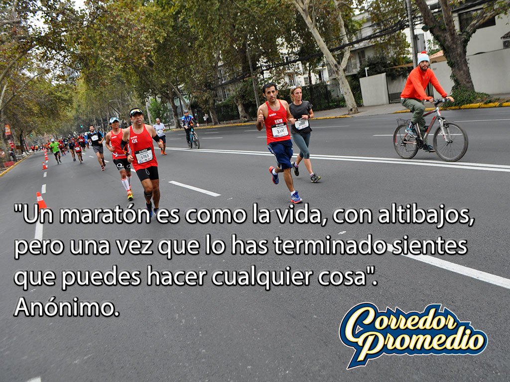 CorredorProm's tweet photo. 1 día...
¡Mucha suerte a todos los corredores que mañana estarán en el @maratonsantiago!
#CorredorPromedio #VamosTodos #eMDS2017 https://t.co/22ux51Yqgp