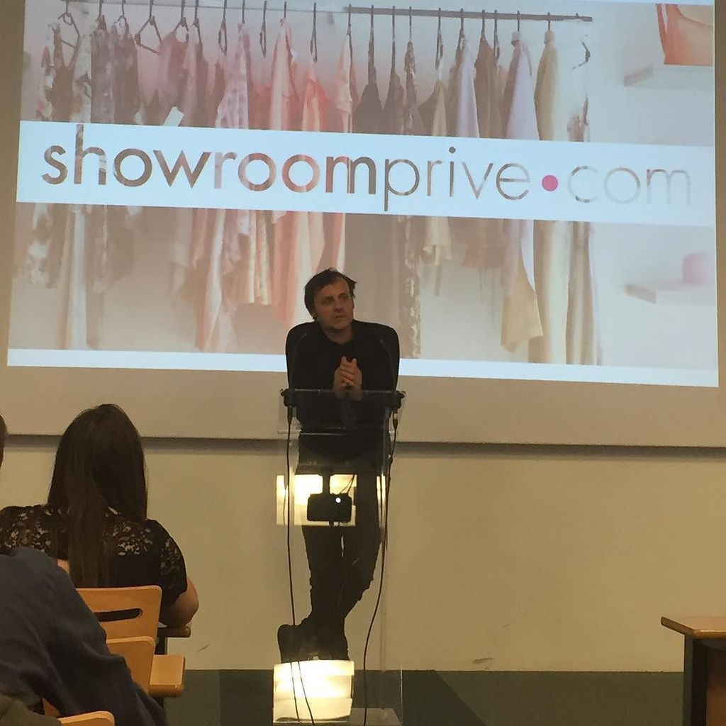 Thierry Petit co-fondateur de Showroomprivé partage son parcours ce soir avec les étudiants de l'ISTEC 👍🏻 #conféren…