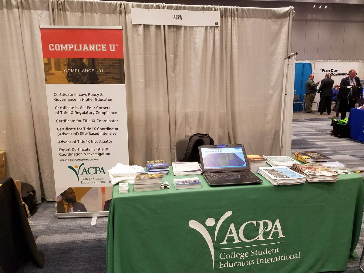Come watch the video of ComplianceU, buy an ACPA polo, and chat with me in Marketplace #ACPA17 - crowd.cc/s/GAR6
