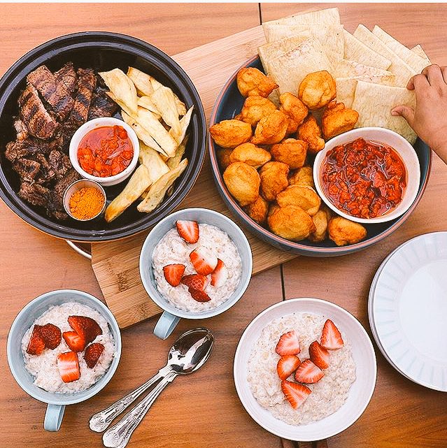 AfricanFoodTime's tweet photo. Fried Yam, Diced beef, Akara, porridge and much more 

African food mixed with European cuisine https://t.co/kYkYiABQCI