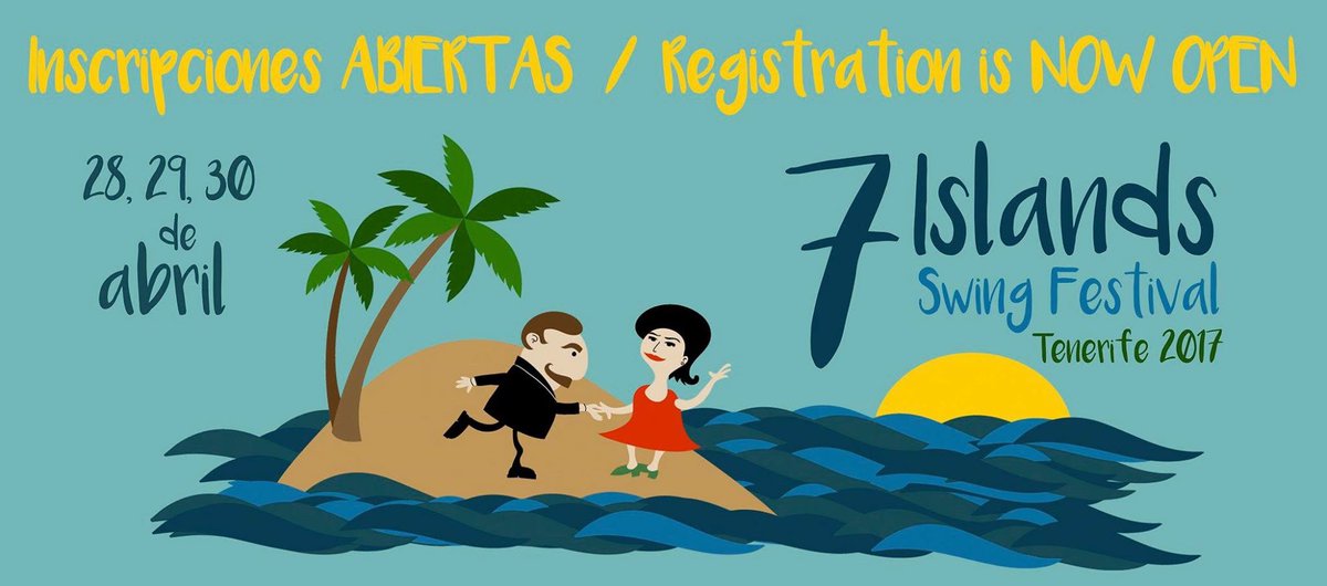 📣Falta un mes para el <a href="/7iswing/">7iswing</a>. No te pierdas este festival en #Tenerife. Inscripciones en es.7iswing.com