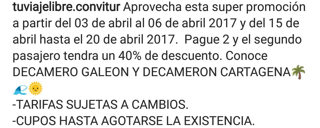 convitur's tweet photo. Super promoción con el hotel Decameron en Cartagena aprovecha y no dudes en reservar ✈️🛫🛬

#cartagena #viaja #vive #disfruta #playa https://t.co/gMZYLU4tpf