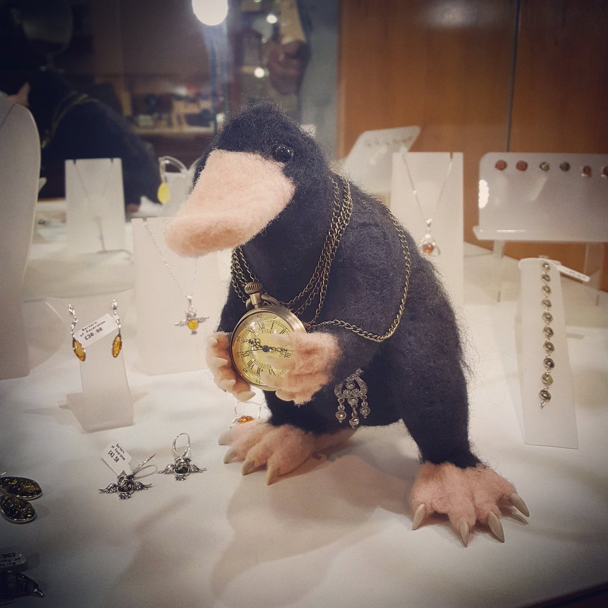 Felted Niffler, for a special gift