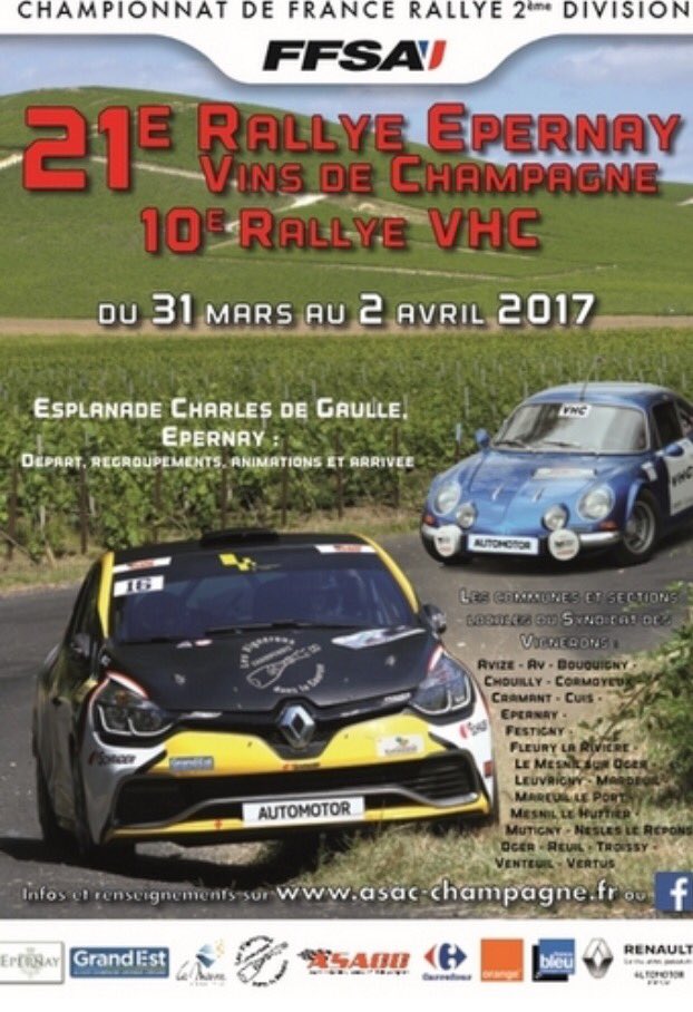 21eme rallye de champagne déjà.. 🏎🥂