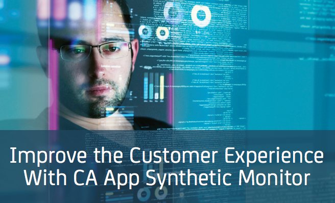 RachelMacik's tweet image. CA App Synthetic Monitor helps you improve your customer's experience #CXsoftware #CX buff.ly/2opKP3Y