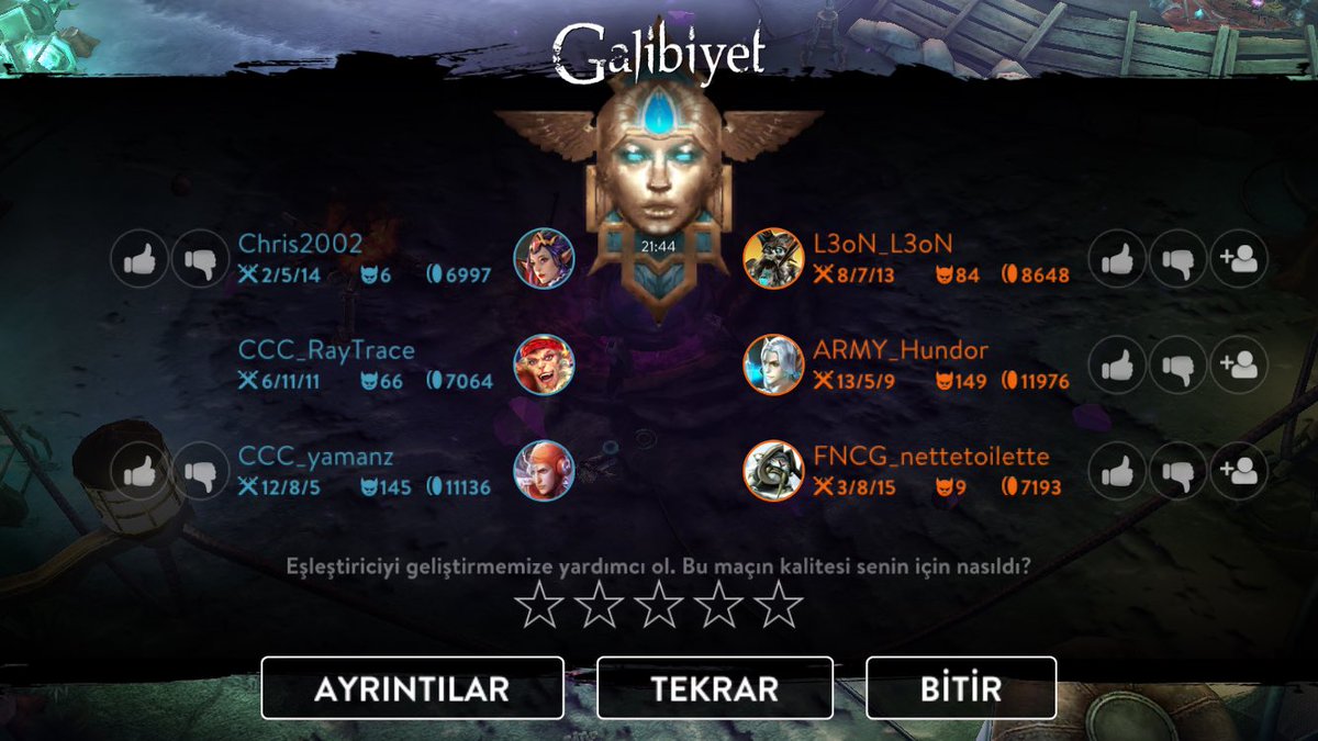 canberkyagiz's tweet photo. Dont cry l3on @OTTOMANSVG @vainglorygametr @vainglory @senemsonkaya https://t.co/zBlociCHX2