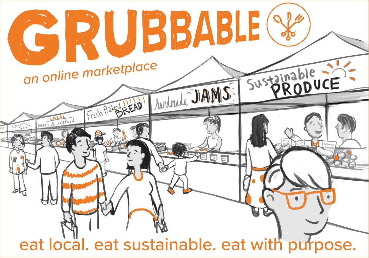 Grubbable's tweet photo. Attention #Local & #Sustainable #Artisans & #Farmers, be a part of the new @Grubbable! #LOCALFOODMOVEMENT #GRUBBABLE
https://t.co/hPpySCbPxY https://t.co/QlNNfBnXz6