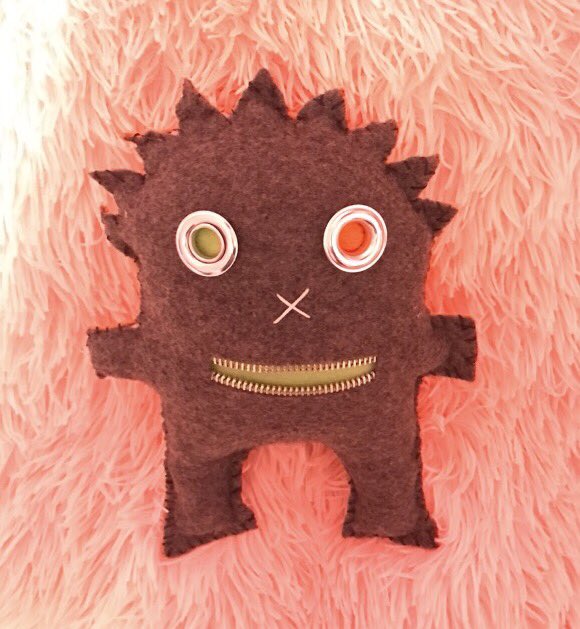 RillRustic's tweet image. Oh my goodness! Check out this little monster I made!❤️He is too cute♡Now I gotta decide what I'm gonna do with him.