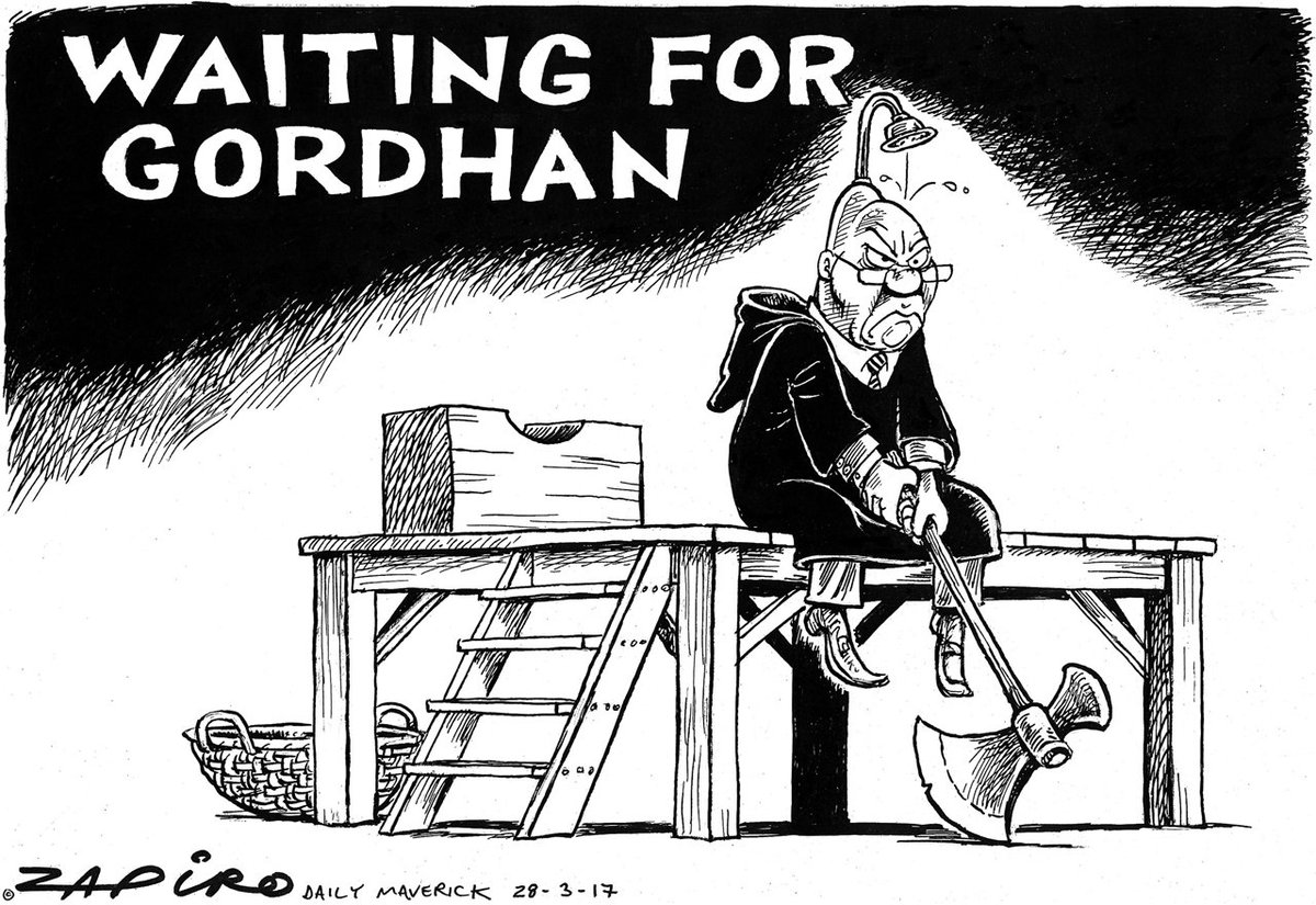dailymaverick's tweet photo. ZAPIRO: Waiting for Gordhan https://t.co/BYP36p3LaL By @Zapiro https://t.co/SnfIdh7RGH