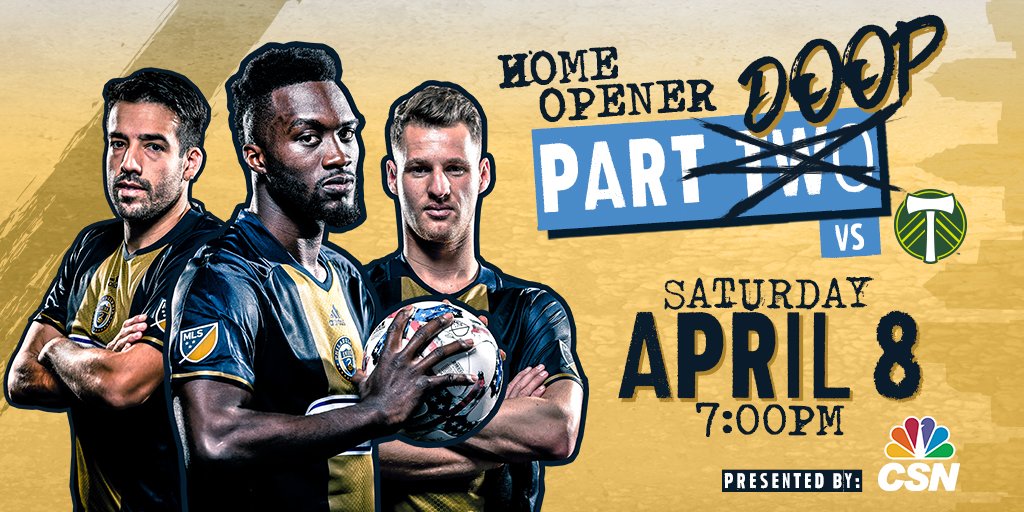 Long time no see.   Join us for our Home Opener Part DOOP on April 8th: bit.ly/2n9V634 https://t.co/P18Vp3kng5