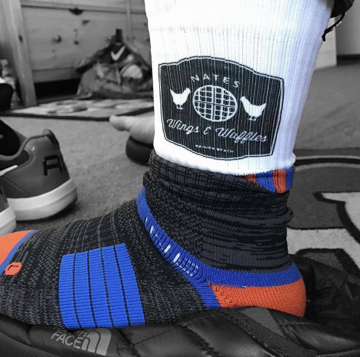 NatesWings's tweet photo. #NatesMerch @diobility reppin all the way in DALY CITY, CA! #BayAreaaa You got yours yet? @strideline_socks sock game on lock! https://t.co/uVbKMkeArK