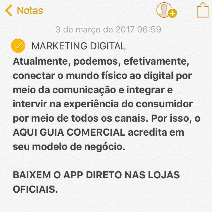 sidomal's tweet image. AQUI GUIA COMERCIAL 

applink.com.br/aquigv